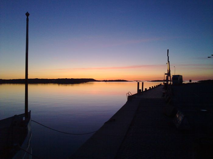 Solnedgång i Hunnebostrand Foto:Ingemar Önnerås